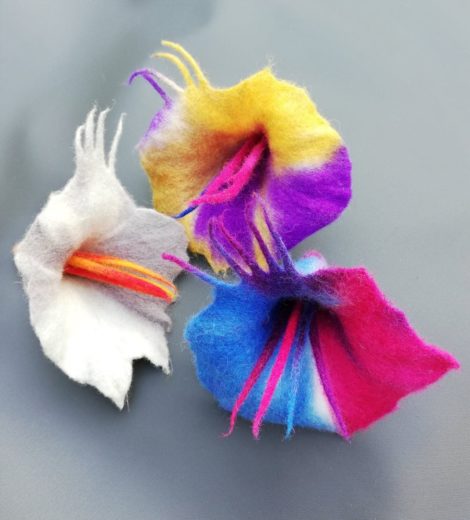 Felted Flowers