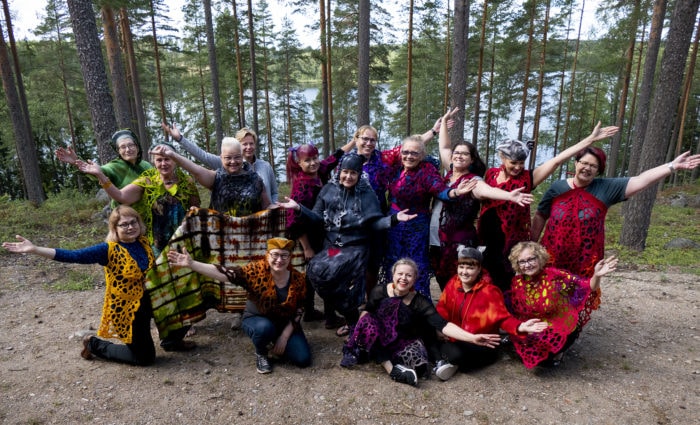 Kiitos kesän 2021 huovutuskurssilaisille!
