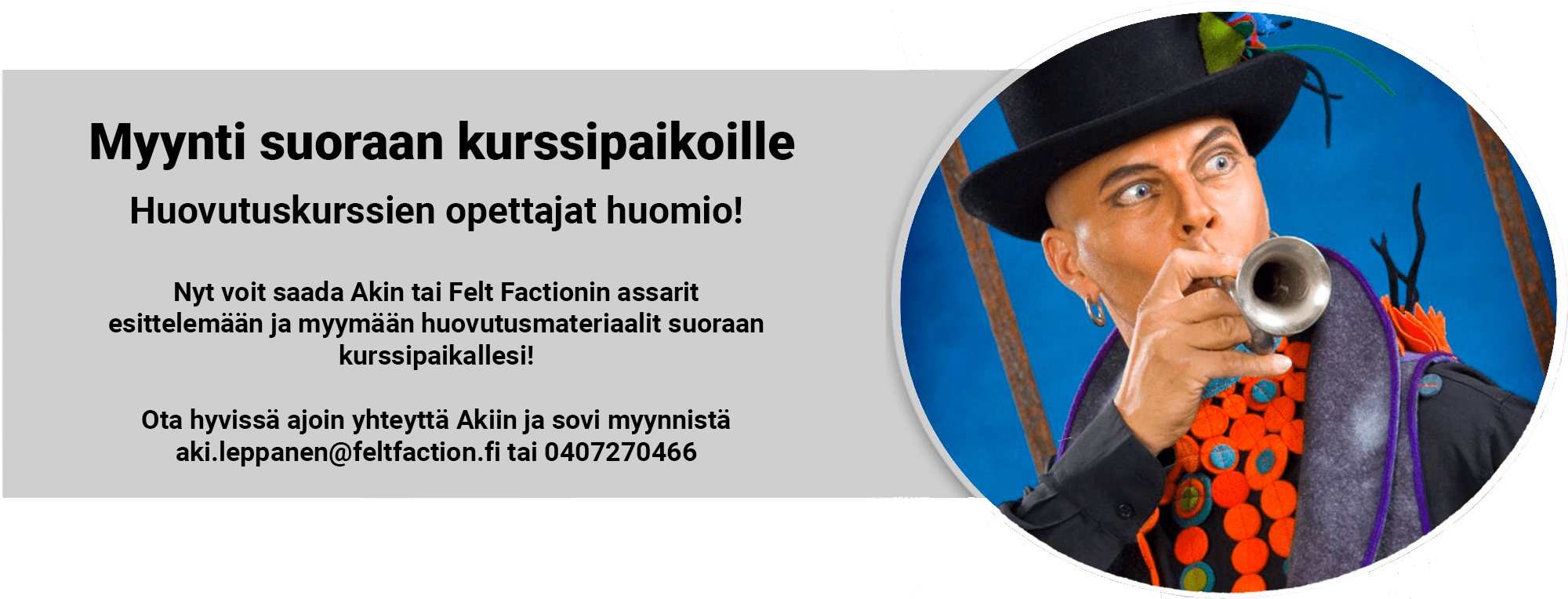 Myynti suoraan kurssipaikoille