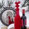 Wine cooler with balls, red - Image 2