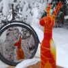 Viinijäähdytin sarvilla, oranssi - Image 2